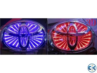 3D LED Car Decal Logo Light Color Auto Led Lamp For TOYOTA