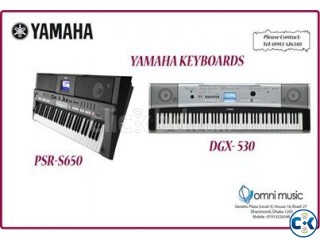 Keybaord Yamaha DGX 530 Yamaha PSR S650 