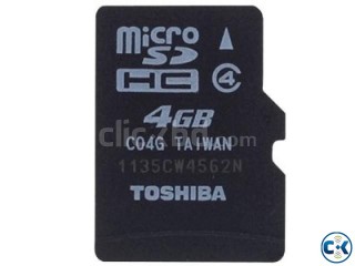 Toshiba 4 GB Memory Card
