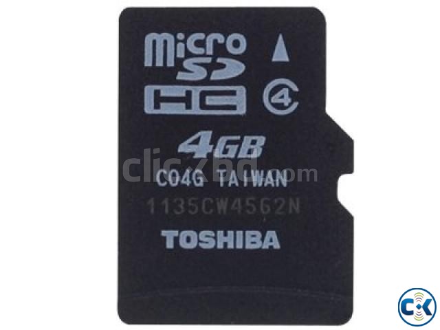 Toshiba 4 GB Memory Card large image 0