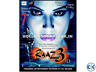 RAAZ 3D BLURAY Hindi Available Now