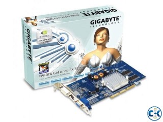 GIGABYTE 128 MB AGP Card NVIDIA GeForce FX 5200 