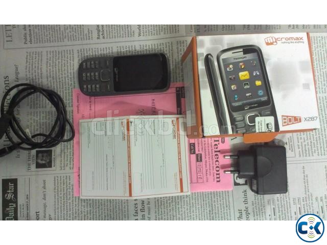 Original Micromax X287 set with all 11 month Warenty  large image 0
