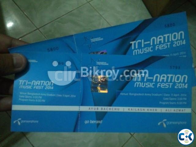 Grameenphone Tri-Nation Concert Tickets CHEAPEST large image 0