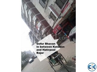 Shop for rent in Gofur Bhaban Opposite of Hatirpool Bazar