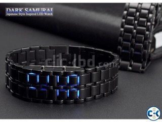 Eid Special Faceless Samurai Led Wrist Watch - Blue