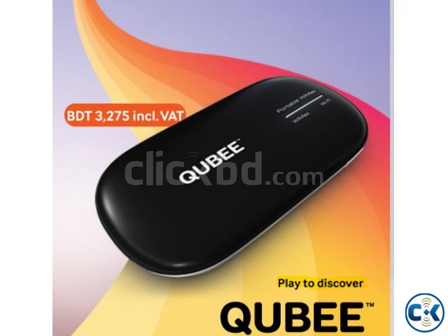 Qubee Pocket Wifi Pebble Postpaid large image 0