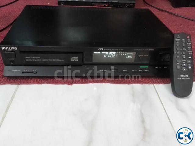 PHILIPS STERIO HIGH END CD PLAYER WITH REMOTE large image 0