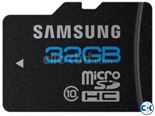 32 GB Samsung Class 10 Memory Card