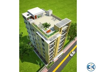 1107 sft flat at Dhaka Housing.total noiseless area