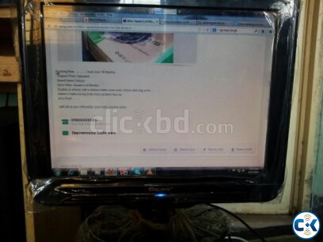 Looking As Like New 16inc Square Lcd Monitor only For 3100 large image 0