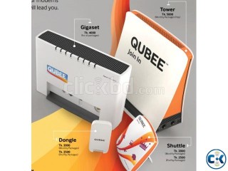 QUBEE MODEM WITh ROUTER