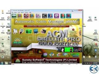 ACM Sat Pro Gold 13.6 Best Indian Cable Tv Soft