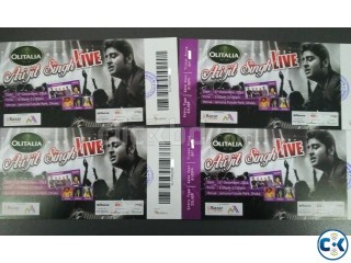 Arijit Singh Concert 4 Silver Tickets