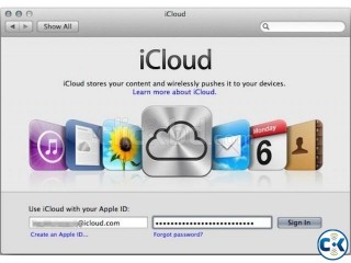 iCloud iTunes Apple Store ID for Apple Device