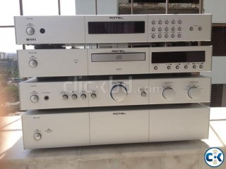 Rotel Pre-Amp Power Amp CD Player Radio Tuner