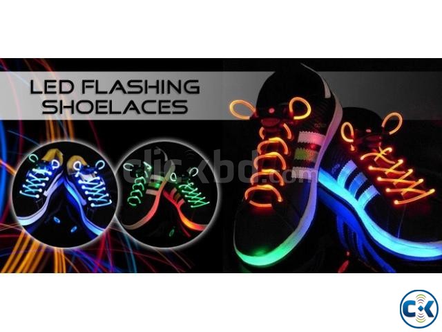 LED Flashing Shoelace large image 0