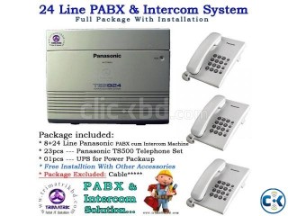 24 Port Panasonic PABX Total Package