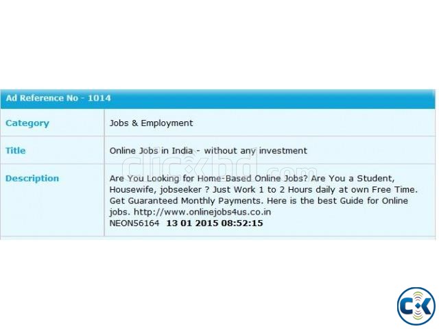 Online Jobs in India - without any investment large image 0