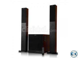 F D T-400X Elegant Wooden Cabinet Tower Bluetooth TV Speaker