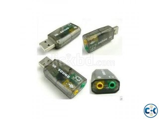 External 5.1 USB 3D Audio Sound Card for Laptop and PC