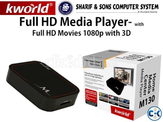 Kworld-FullHD 2D 3D Media Player 2014 -with smart Software large image 0