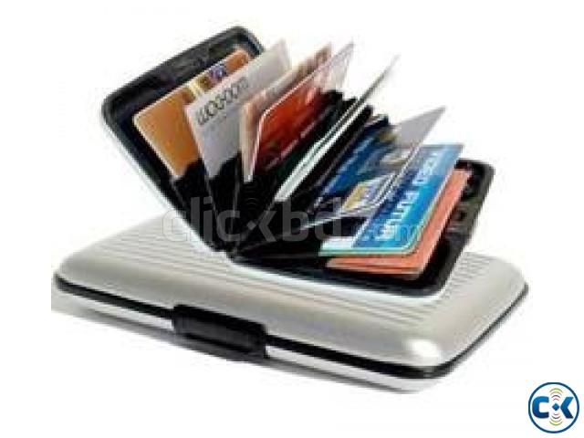 Business ID Credit Card Wallet Holder Hard Plastic large image 0
