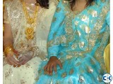 শাড়ি Gorgeous Blue Party Wedding Sari from NABILA Gulshan 