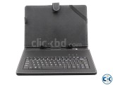 10 10.1 Black Leather Look Case USB Keyboard With Stand
