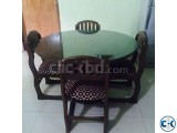 Almost new Dining Table with 4 chair