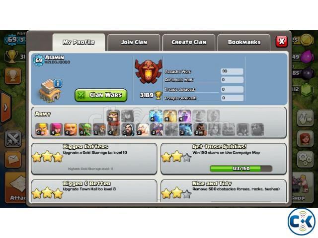 Clash of Clan Champion ID for Sale... large image 0