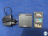 NINTENDO Gameboy Advance SP with games and accessories