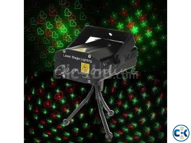 4 Color Laser Stage Lighting With Sound Based Play large image 0