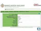 Train Ticket Dhaka -Khulna 2 pcs