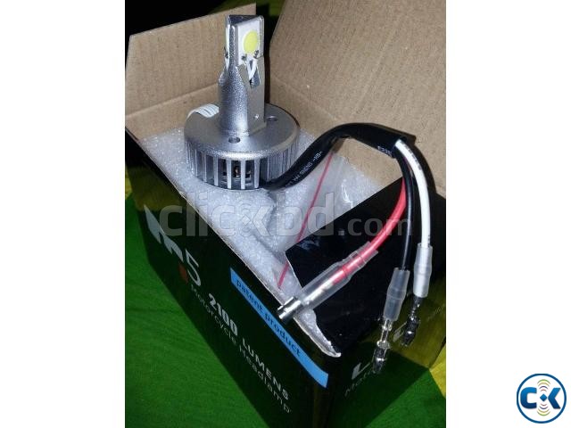 3 side LED motorcycl headlight | ClickBD large image 0
