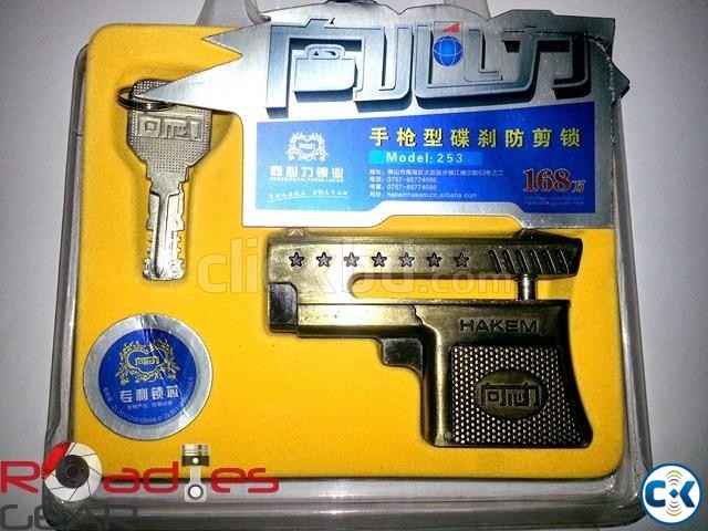 Stainless Heavy Duty Disk Gun Lock large image 0