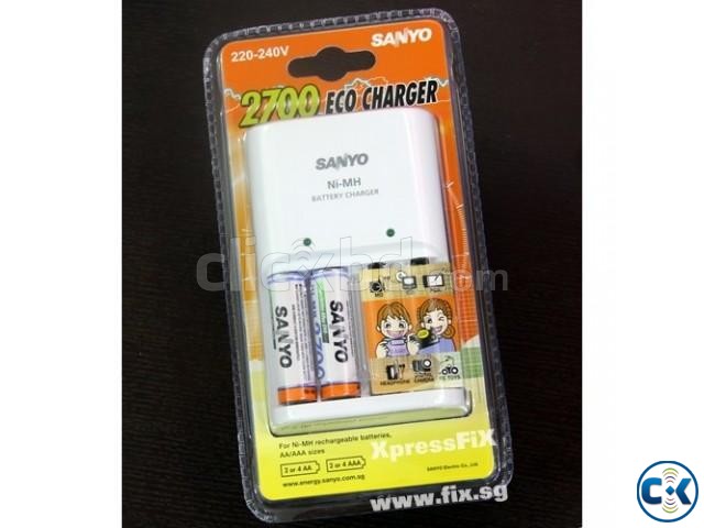 Sanyo-Eco-Charger-2700-AA-AAA-1-Set-Isi-2-Pcs large image 0
