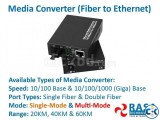 Media Converter Fiber to Ethernet 