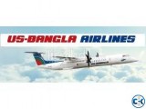 Dhaka-Rajshahi air ticket by US-Bangla