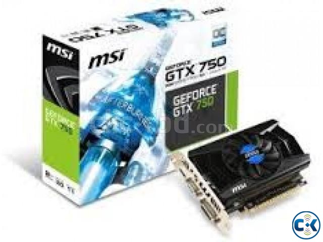 GeForce GTX 750 MSI OC 2GB | ClickBD large image 0