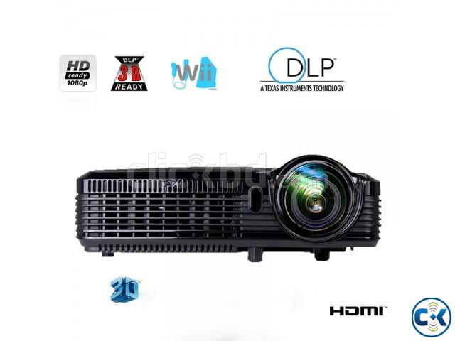 3D 1080P Short Throw Projector  large image 0