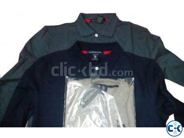 Mens Long sleeve Polo shirt Wholesale  large image 0