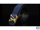 Blue color Louis Vuitton belt.