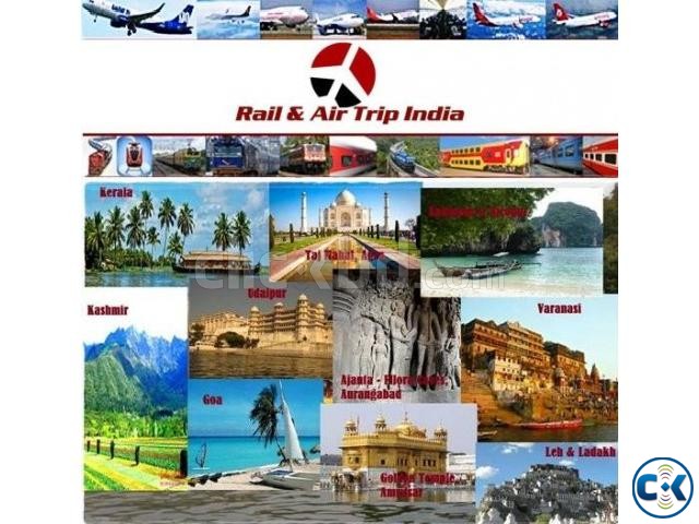 Indian Domestic Rail Air Bus Ticket | ClickBD large image 0