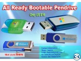 Readymade USB 8 GB Bootable Pendrive with windows