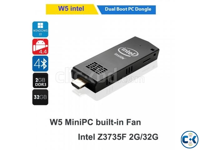 W5 Intel Z3735F Duel Boot MINI pocket pc large image 0