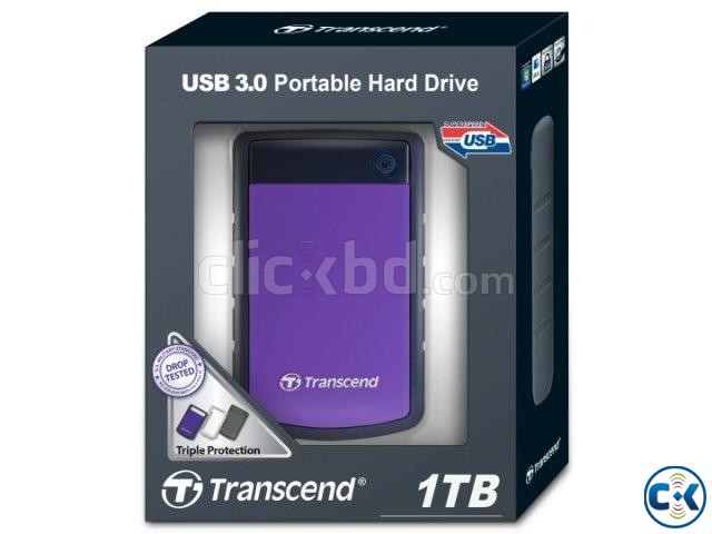 Transcend 1TB Hard Drive portable USB 3.0 large image 0