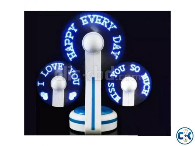 special MESSAGE USB PROGRAMMABLE LED FAN large image 0