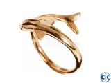 Gold Plated Dolphin Ring