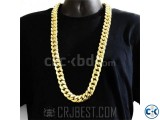 14K GOLD OVERLAY FIGARO CHAIN NECKLACE
